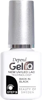 Gel lak za nohte Gel iQ, 001 Back In Black, 5 ml