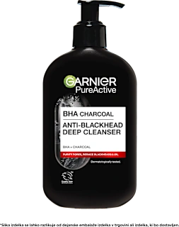Gel za čiščenje obraza Charcoal, 250 ml
