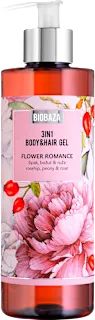Gel za prhanje in šampon za lase 3 v 1 Flower Romance, 400 ml