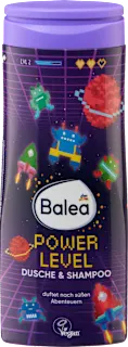 Gel za prhanje in šampon za lase Power Level, 300 ml