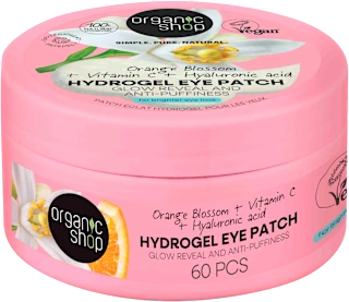 Hidrogelni obliži za predel pod očmi Orange Blossom + Vitamin C + Hyaluronic acid, 60 kos