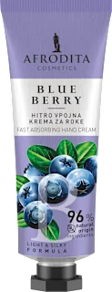 Hitro vpojna krema za roke Blueberry, 50 ml