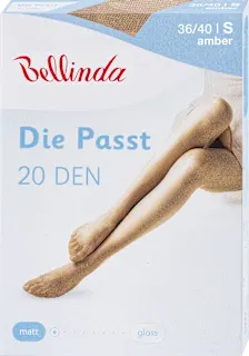 Hlačne nogavice Die Passt, 20 DEN, 36-40, amber, 1 kos