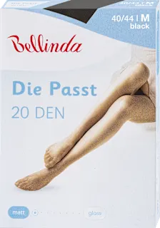 Hlačne nogavice Die Passt, 20 DEN, 40-44, črne, 1 kos