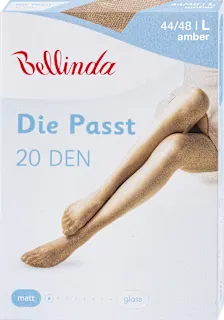 Hlačne nogavice Die Passt, 20 DEN, 44-48, amber, 1 kos