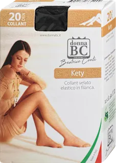 Hlačne nogavice Kety 20 DEN, L/XL, Nero (1 par), 2 kos