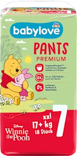 Hlačne plenice 7 xxl, 17+ kg, 18 kos