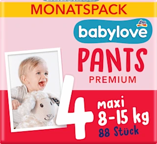 Hlačne plenice Maxi, velikost 4, 8–15 kg, 88 kos