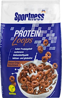 Hrustljavi proteinski kosmiči z okusom kakava in krispijev, 300 g