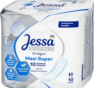 Inkontinenčne predloge Maxi Super, težka inkontinenca, 10 kos