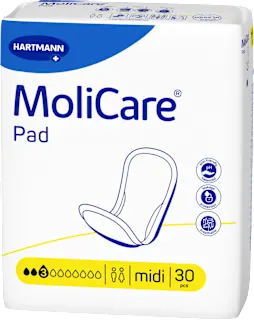 Inkontinenčne predloge Pad 3, lahka do srednja inkontinenca, 30 kos