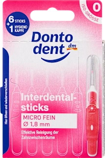 Interdentalne ščetke za čiščenje medzobnih prostorov micro fein, 6 kos