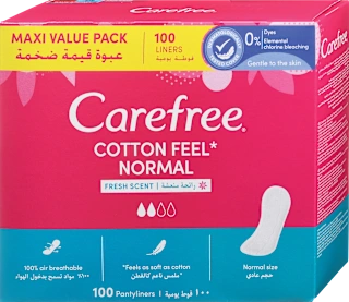 Ščitniki perila Cotton Feel Normal, 100 kos