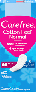 Ščitniki perila Cotton Feel Normal, 20 kos