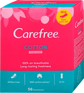 Ščitniki perila Cotton Feel Normal, 56 kos
