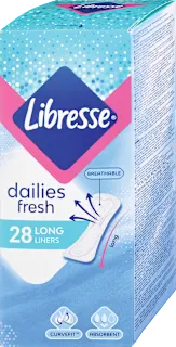 Ščitniki perila dailies fresh Long, 28 kos