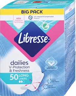 Ščitniki perila dailies V-Protection & Freshness, dolgi, 50 kos