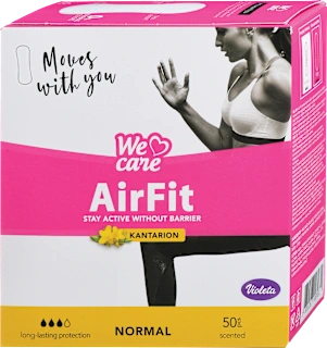 Ščitniki perila z izvlečkom šentjanževke AirFit Normal, 50 kos