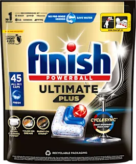 Kapsule za strojno pomivanje posode Quantum Ultimate Plus All in 1, 45 kos