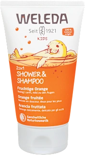 Kids 2v1 gel za prhanje in šampon sočna pomaranča, 150 ml