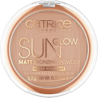 Kompaktni bronzer Sun Glow Matt Bronzing Powder 035 Universal Bronze, 9,5 g