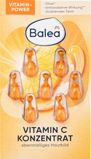 Koncentrat za nego obraza z vitaminom C, 7 kos