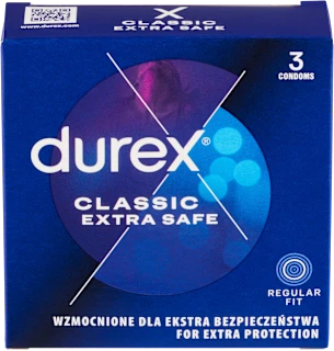 Kondomi Classic Extra Safe, 3 kos