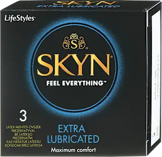 Kondomi EXTRA LUBRICATED, 3 kos