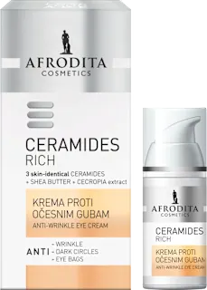 Krema proti očesnim gubam CERAMIDES RICH, 15 ml