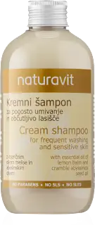 Kremni šampon za pogosto umivanje in občutljivo lasišče, 250 ml