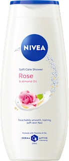 Kremni gel za tuširanje Rose & Almond Oil, 250 ml