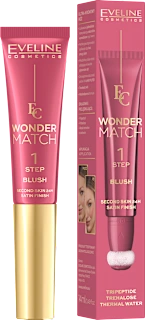 Kremno rdečilo z gobico Wonder Match - 01, 14 ml