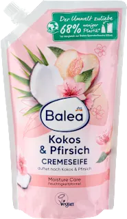 Kremno tekoče milo za roke z vonjem kokosa in breskve, polnilo, 500 ml