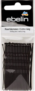 Lasnice za lase - dolge, rjave, 18 kos