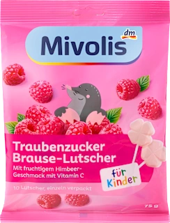 Lizike z vitaminom C in okusom malin, 75 g