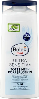 Losjon za telo ULTRA SENSITIVE z ureo in mineralnimi solmi Mrtvega morja, 300 ml