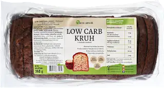 Low Carb kruh v rezinah s semeni, 360 g