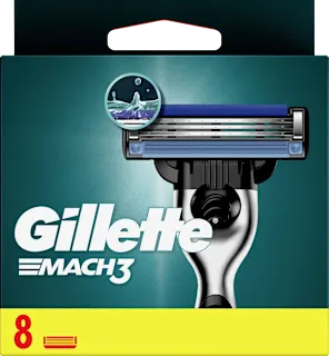 Mach3 nadomestne glave za brivnik, 8 kos
