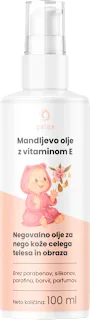Mandljevo olje z vitaminom E, 100 ml