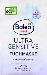 Maska za obraz med ULTRA SENSITIVE, v obliki krpice, 1 kos