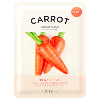 Maska za obraz s korenčkom Fresh CARROT, 1 kos