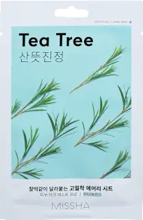Maska za obraz Tea Tree, v obliki krpice, 1 kos