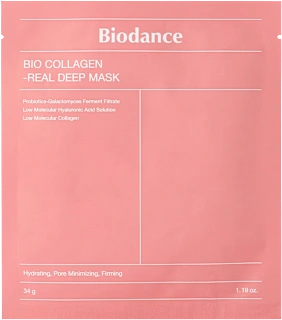 Maska za obraz v obliki krpice Bio Collagen, 1 kos