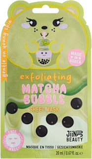 Maska za obraz v obliki krpice Exfoliating Matcha Bubble, 1 kos