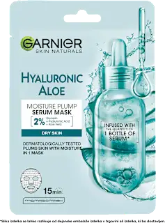 Maska za obraz v obliki krpice Hyaluronic Aloe, 1 kos