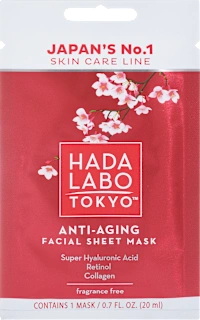 Maska za obraz v robčku Anti-Aging, 1 kos