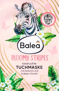 Maska za obraz v robčku Bloomy Stripes, 1 kos