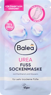 Maska za stopala z 10 % uree v obliki nogavic, 1 par