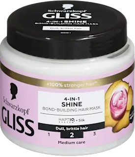 Maska za ustvarjanje mikrovezi in sijaj las Shine 4 v 1, 400 ml