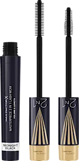 Maskara Masterpiece 2 in 1 Lash Wow Volume & Length – Midnight Black, 5 ml
